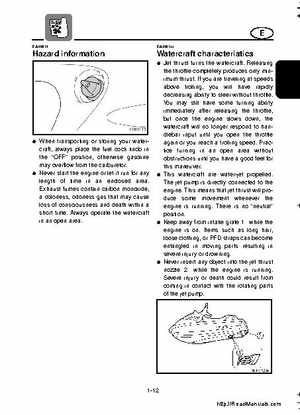 2001-2005 Yamaha WaveRunner GP800R Factory Service Manual, Page 263