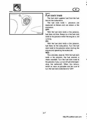 2001-2005 Yamaha WaveRunner GP800R Factory Service Manual, Page 278
