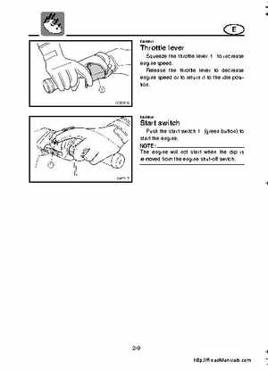 2001-2005 Yamaha WaveRunner GP800R Factory Service Manual, Page 280
