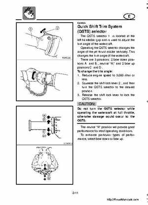 2001-2005 Yamaha WaveRunner GP800R Factory Service Manual, Page 282
