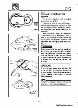 2001-2005 Yamaha WaveRunner GP800R Factory Service Manual, Page 284