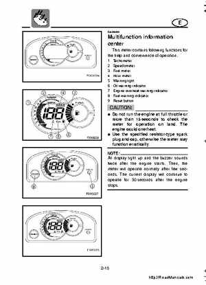 2001-2005 Yamaha WaveRunner GP800R Factory Service Manual, Page 286