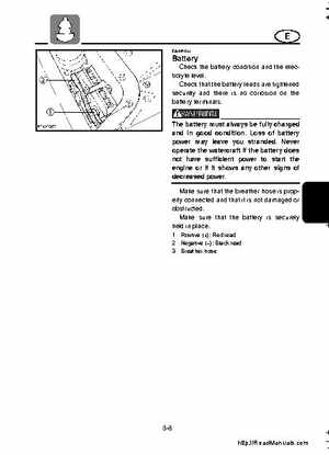 2001-2005 Yamaha WaveRunner GP800R Factory Service Manual, Page 301