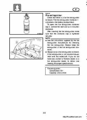 2001-2005 Yamaha WaveRunner GP800R Factory Service Manual, Page 302