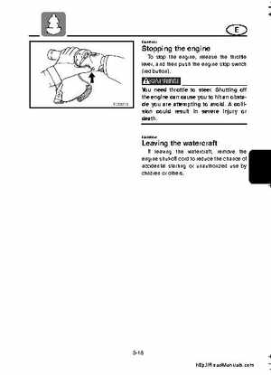 2001-2005 Yamaha WaveRunner GP800R Factory Service Manual, Page 311