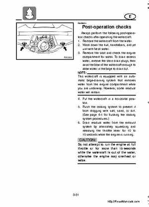 2001-2005 Yamaha WaveRunner GP800R Factory Service Manual, Page 324