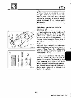 2001-2005 Yamaha WaveRunner GP800R Factory Service Manual, Page 335