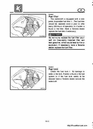 2001-2005 Yamaha WaveRunner GP800R Factory Service Manual, Page 338
