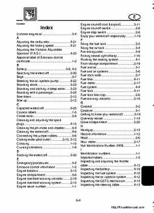 2001-2005 Yamaha WaveRunner GP800R Factory Service Manual, Page 367