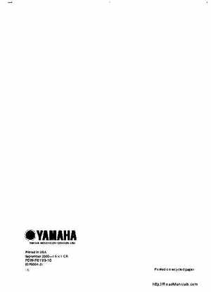 2001-2005 Yamaha WaveRunner GP800R Factory Service Manual, Page 370