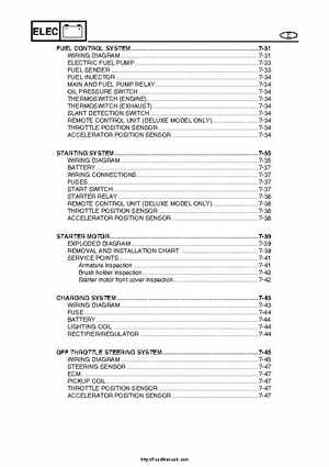 2004 Yamaha WaveRunner VX110 Sport and VX110 Deluxe Service Manual, Page 226