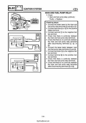 2004 Yamaha WaveRunner VX110 Sport and VX110 Deluxe Service Manual, Page 249