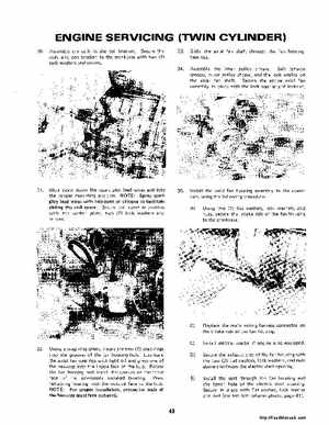 1971-1973 Arctic Cat Snowmobiles Factory Service Manual, Page 43