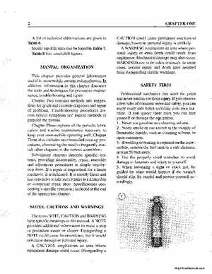 1990-1998 Arctic Cat Snowmobiles Repair Manual, Page 12