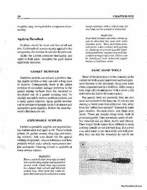 1990-1998 Arctic Cat Snowmobiles Repair Manual, Page 24