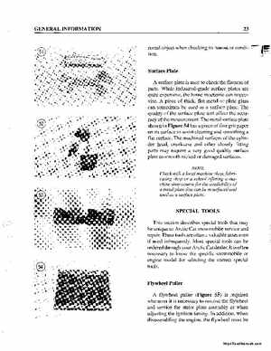1990-1998 Arctic Cat Snowmobiles Repair Manual, Page 33