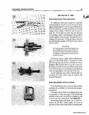 1990-1998 Arctic Cat Snowmobiles Repair Manual, Page 35