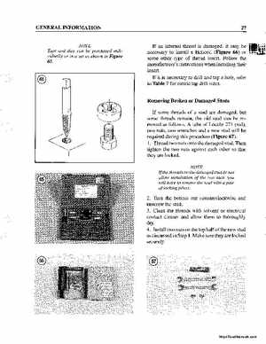 1990-1998 Arctic Cat Snowmobiles Repair Manual, Page 37