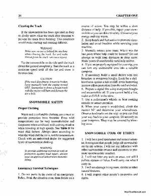 1990-1998 Arctic Cat Snowmobiles Repair Manual, Page 44