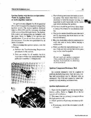1990-1998 Arctic Cat Snowmobiles Repair Manual, Page 61