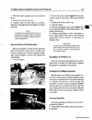 1990-1998 Arctic Cat Snowmobiles Repair Manual, Page 93