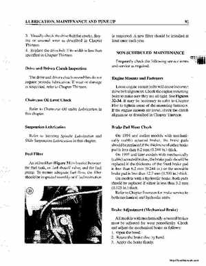 1990-1998 Arctic Cat Snowmobiles Repair Manual, Page 101