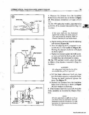 1990-1998 Arctic Cat Snowmobiles Repair Manual, Page 105