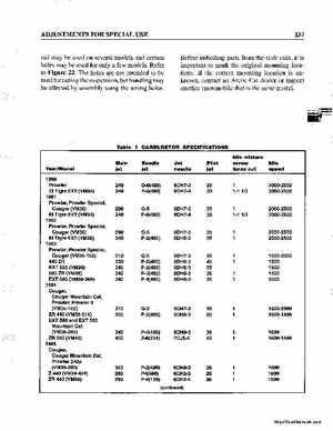 1990-1998 Arctic Cat Snowmobiles Repair Manual, Page 147