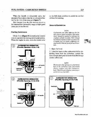 1990-1998 Arctic Cat Snowmobiles Repair Manual, Page 223
