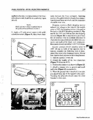 1990-1998 Arctic Cat Snowmobiles Repair Manual, Page 247