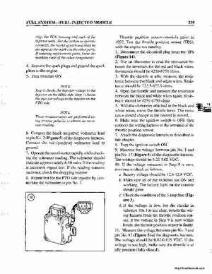 1990-1998 Arctic Cat Snowmobiles Repair Manual, Page 249