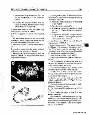 1990-1998 Arctic Cat Snowmobiles Repair Manual, Page 251