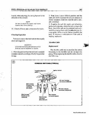 1990-1998 Arctic Cat Snowmobiles Repair Manual, Page 257