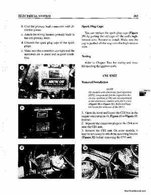 1990-1998 Arctic Cat Snowmobiles Repair Manual, Page 293
