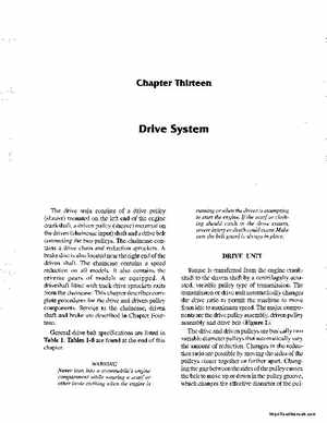 1990-1998 Arctic Cat Snowmobiles Repair Manual, Page 334