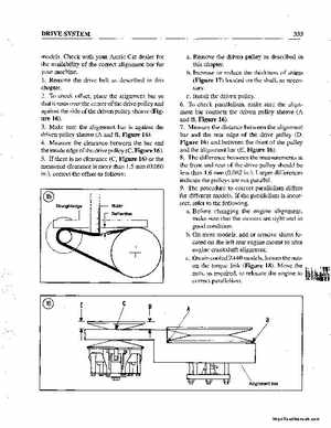 1990-1998 Arctic Cat Snowmobiles Repair Manual, Page 343