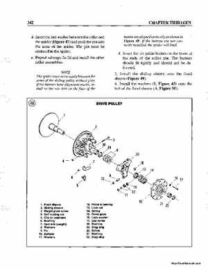 1990-1998 Arctic Cat Snowmobiles Repair Manual, Page 352