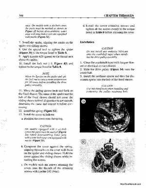 1990-1998 Arctic Cat Snowmobiles Repair Manual, Page 354