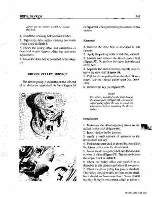 1990-1998 Arctic Cat Snowmobiles Repair Manual, Page 355