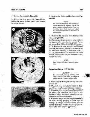 1990-1998 Arctic Cat Snowmobiles Repair Manual, Page 359