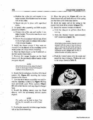 1990-1998 Arctic Cat Snowmobiles Repair Manual, Page 362