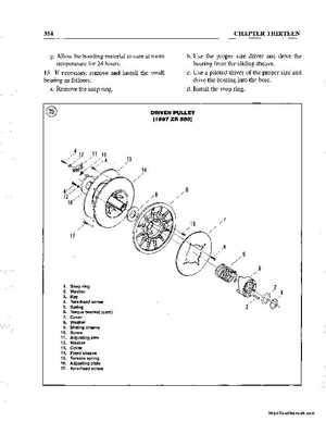 1990-1998 Arctic Cat Snowmobiles Repair Manual, Page 364