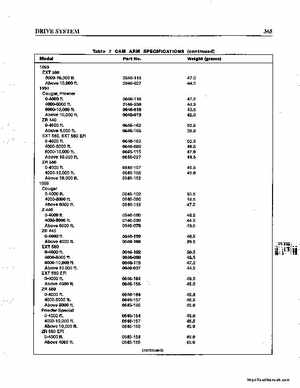 1990-1998 Arctic Cat Snowmobiles Repair Manual, Page 375