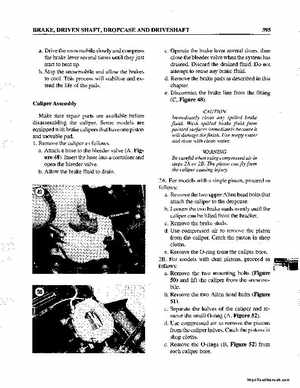 1990-1998 Arctic Cat Snowmobiles Repair Manual, Page 405