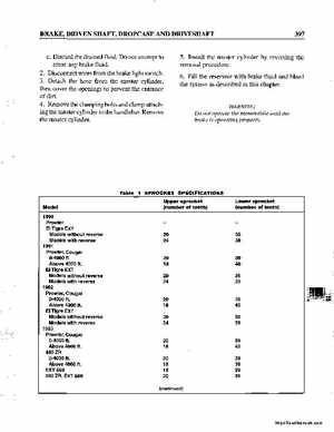1990-1998 Arctic Cat Snowmobiles Repair Manual, Page 407