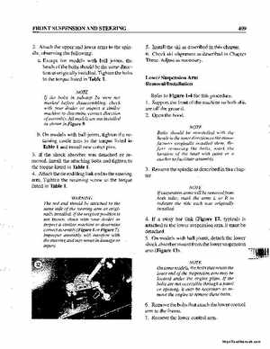 1990-1998 Arctic Cat Snowmobiles Repair Manual, Page 419