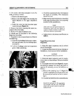 1990-1998 Arctic Cat Snowmobiles Repair Manual, Page 421