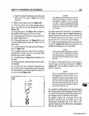 1990-1998 Arctic Cat Snowmobiles Repair Manual, Page 431