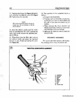 1990-1998 Arctic Cat Snowmobiles Repair Manual, Page 432