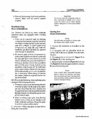 1990-1998 Arctic Cat Snowmobiles Repair Manual, Page 434